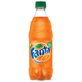 Fanta Orange Soda Soft Drink Bottles, 16.9 fl oz