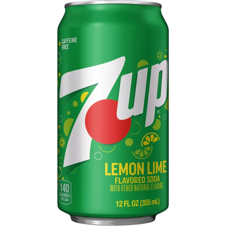 7UP Lemon Lime Soda Pop, 12 fl oz