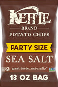 Kettle Brand Potato Chips, Sea Salt, Party Size, 13 oz