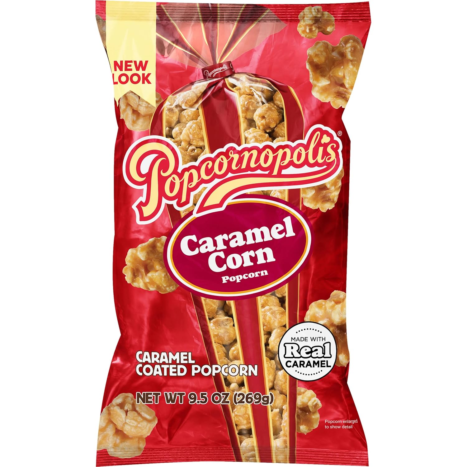 Popcornopolis Caramel Popcorn, 9.5 oz
