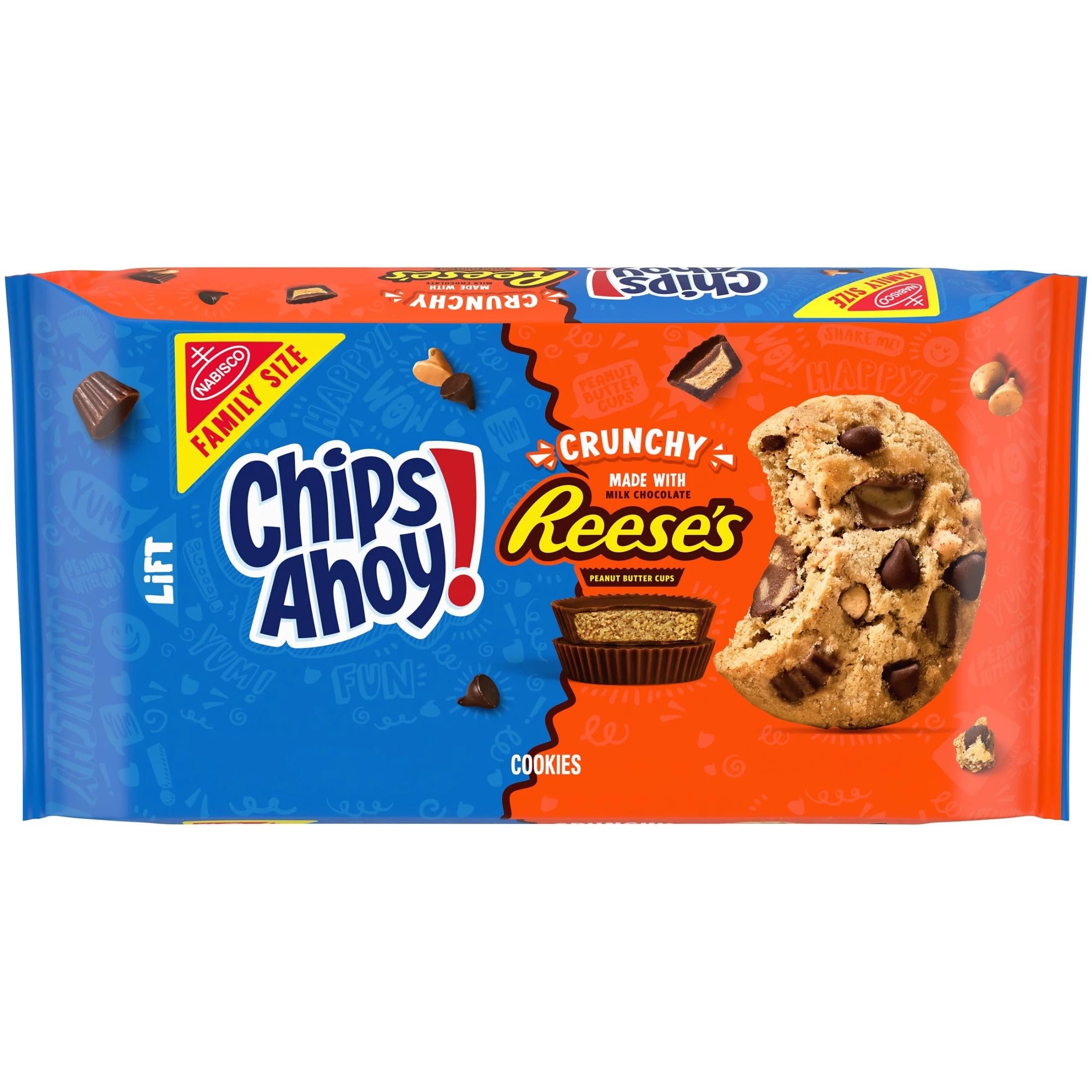 CHIPS AHOY! Reese’s Peanut Butter Cup Chocolate Chip Cookies, 14.25 oz