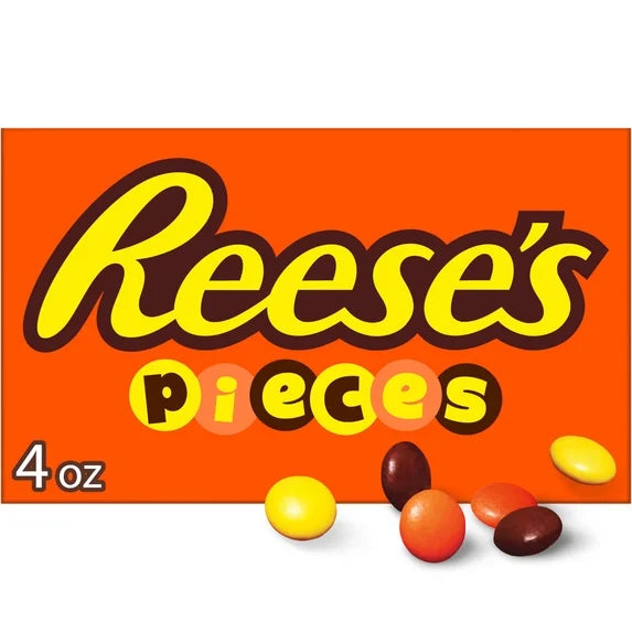 REESE'S PIECES Peanut Butter in a Crunchy Shell, Candy Boxes, 4 oz