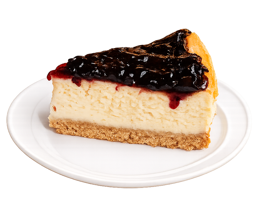 Blueberry Cheesecake - Slice