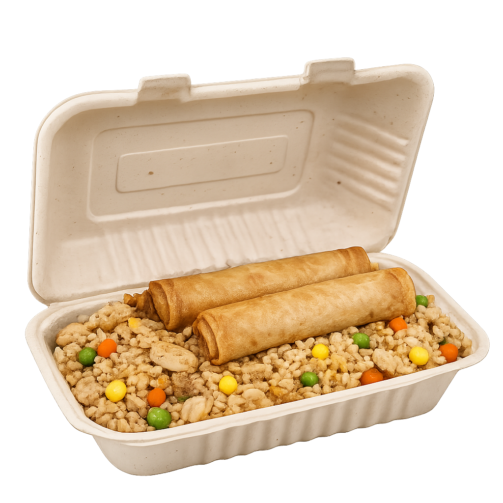 Fried Rice with 2pcs Pork Lumpia