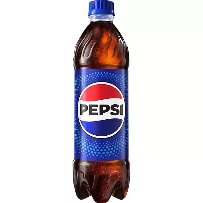 Pepsi Soda, 16.9 fl oz Bottle
